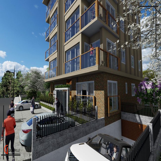 Gürkan Proje Kartal Özgül Apartmanı projesi.